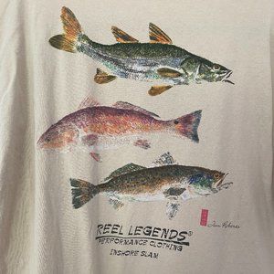 Men's XL Novelty T-Shirt - Reel Legends Fishing